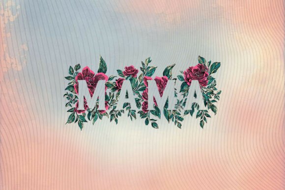 Floral Mama Png, Boho Mom Png, Tropical Graphics and Illustrations Review