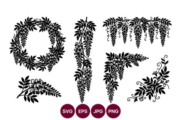 Love Floral Vines Vector Graphics and Illustrations Review