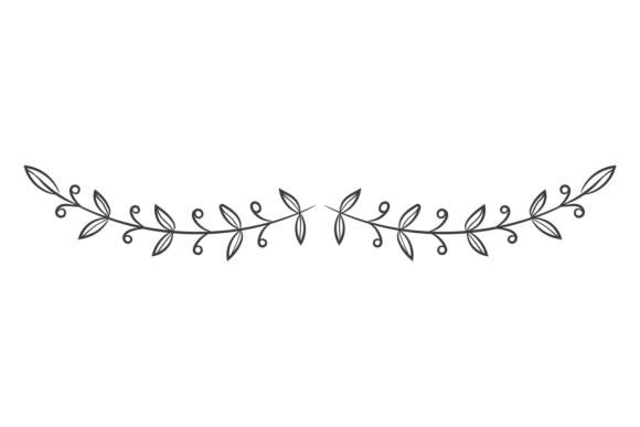Page Header in Floral Style. Decorative Graphics and Illustrations