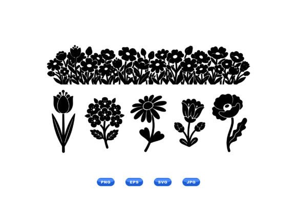 Spring Floral SVG Collection Graphics and Illustrations