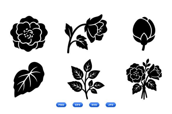 Vintage Rose Floral Clipart SVG Graphics and Illustrations Review