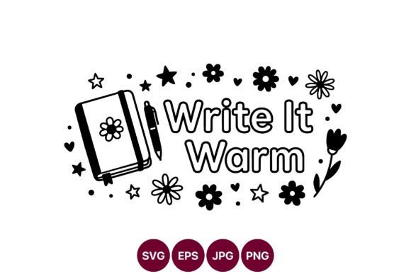 Write It Warm Notebook Floral Vector Review
